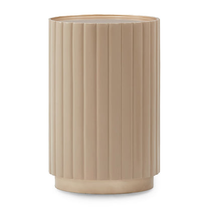 Malibu Crest Round Chairside Table - Chardonnay