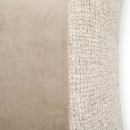 Moonbeam Baldwin 21" Square Pieced Pillow, Set of 2 - Dove