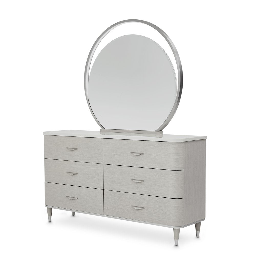 Eclipse Dresser with Mirror - Moonlight