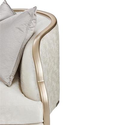 Malibu Crest Chair and Half - Cloud White/Chardonnay