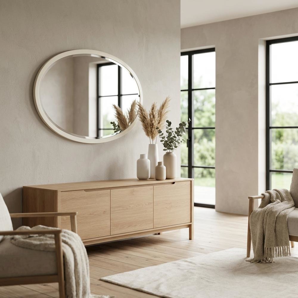 La Marisia Wall Mirror - Creamy Pearl