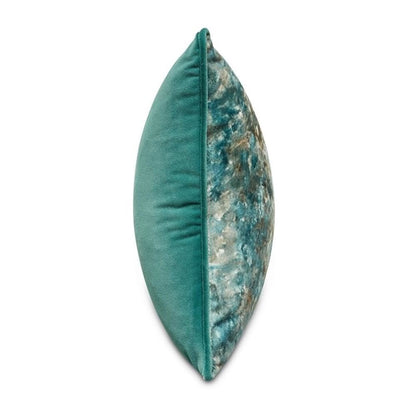 Renue Tatum 13" x 24" Velvet Throw Pillow, Set of 2 - Juniper Teal