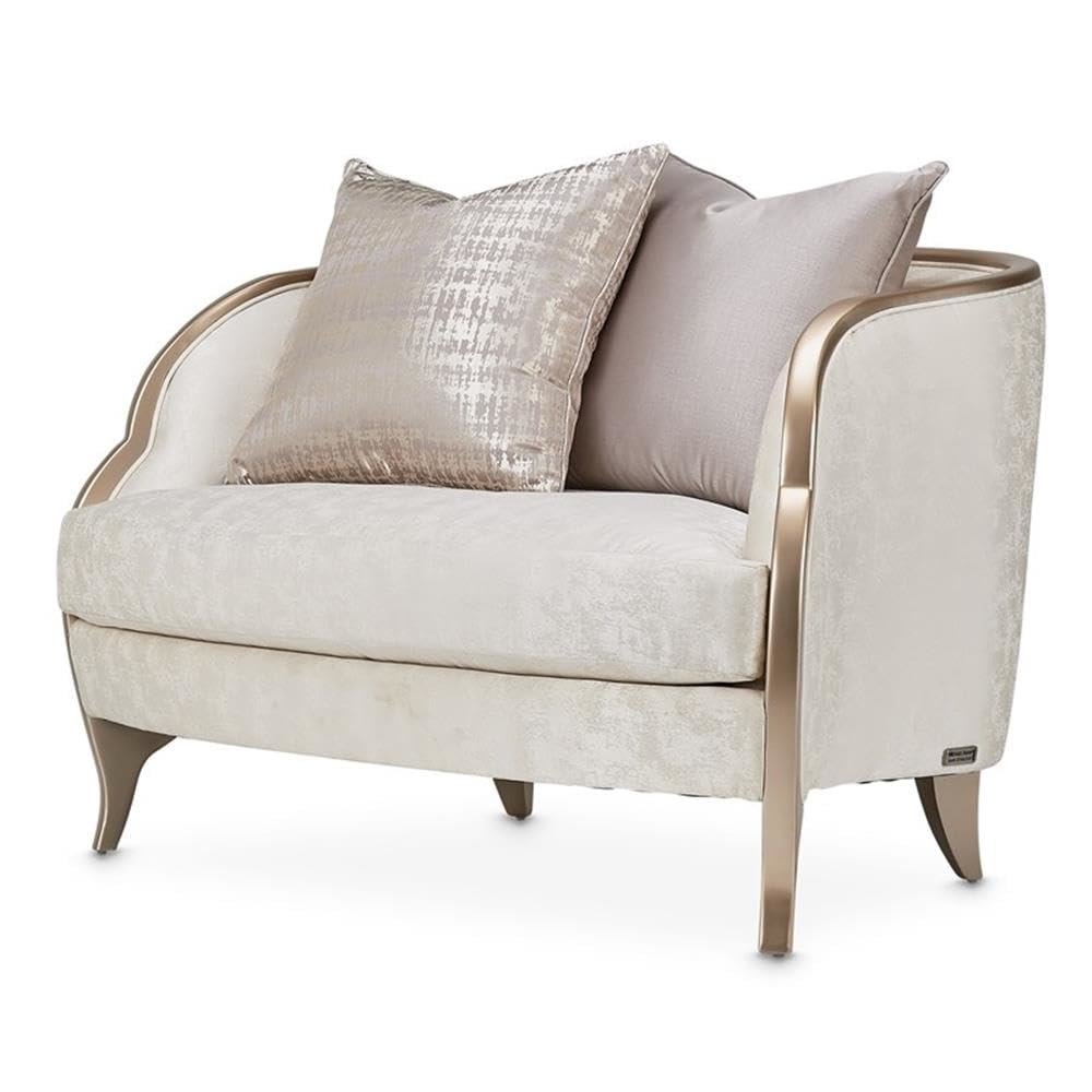 Malibu Crest Chair and Half - Cloud White/Chardonnay