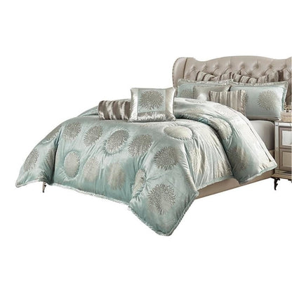 Regent 10-Piece King Comforter Set - Ice Blue
