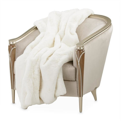 Hopps 54"x72" Faux-Fur Throw - Cloud