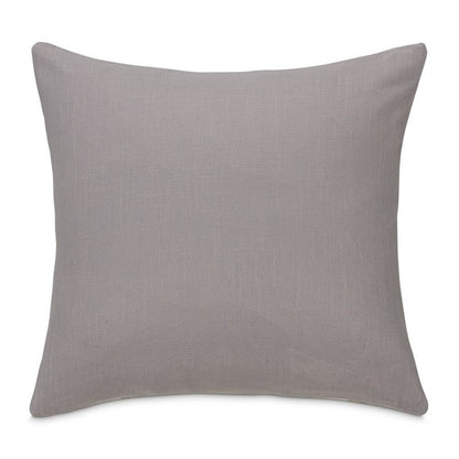 Serenade Knox 20" Square Chenille Pillow, Set of 2 - Gray/Citrine