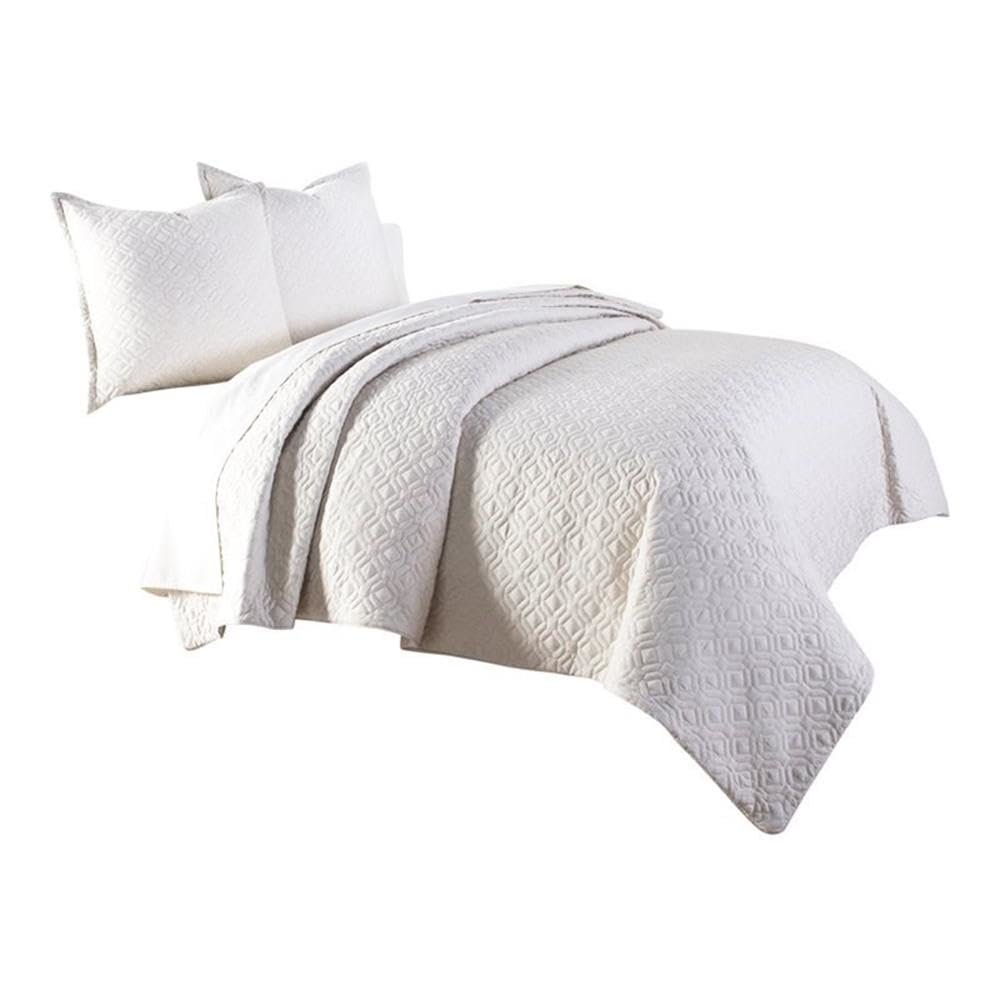 Taylor 3-Piece Queen Coverlet/Duvet Set - Linen