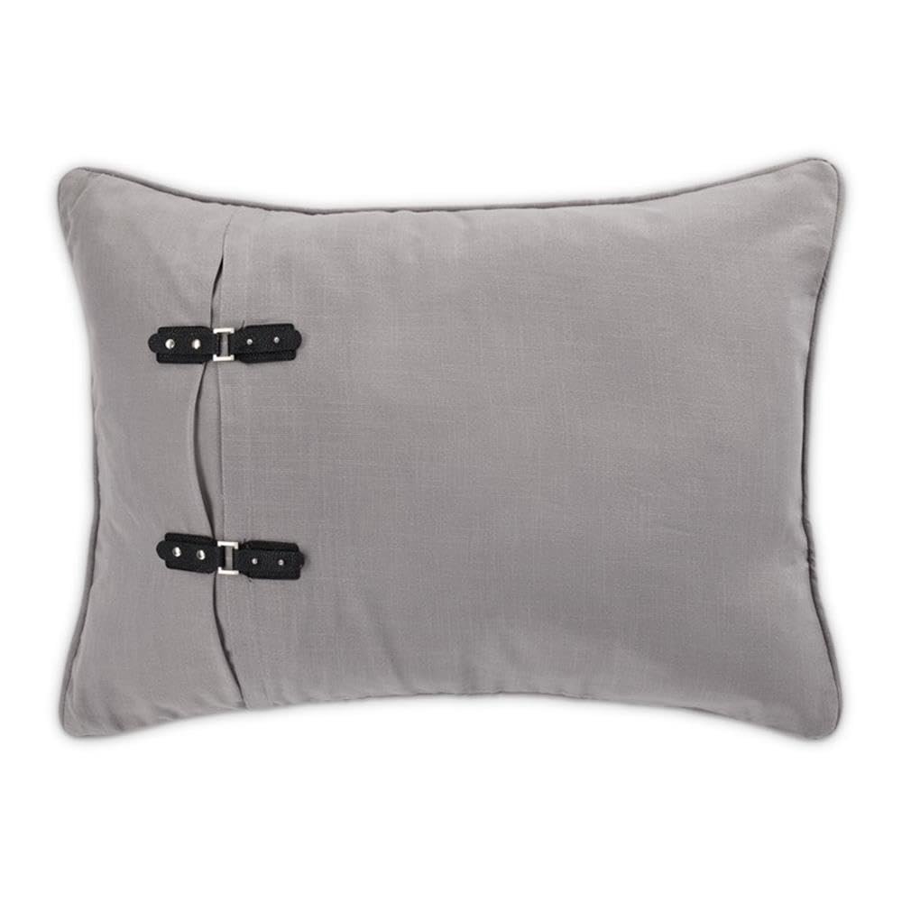 Fusion 7 Pc Queen Duvet Set - Gray