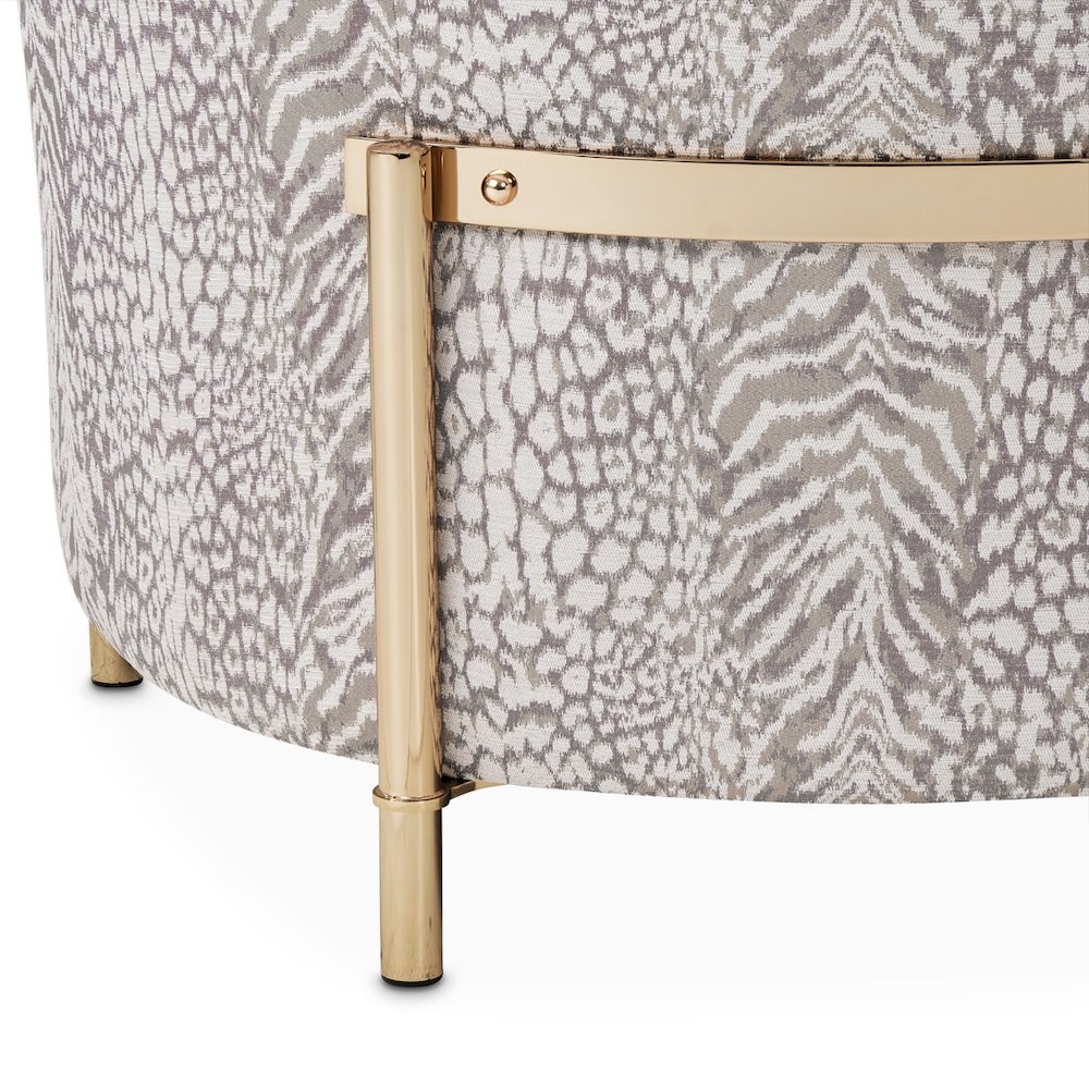 Lisbon Accent Chair - Opal/Gold