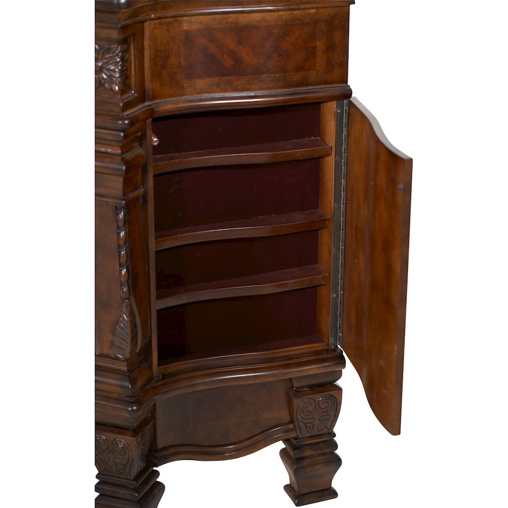 Windsor Court Dresser with Mirror - Vintage Fruitwood
