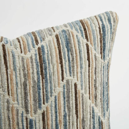 Renue Augusta 19" Square Throw Pillow, Set of 2 - Vapor Blue