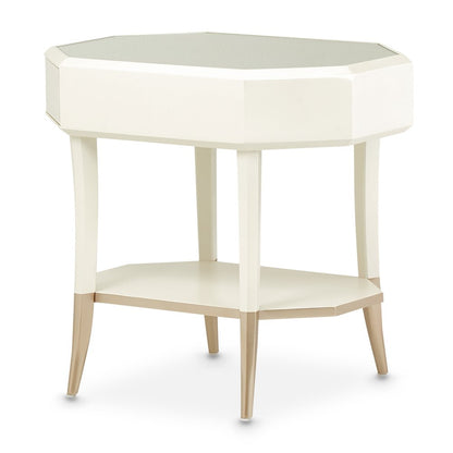 La Rachelle Octagonal End Table - Champagne