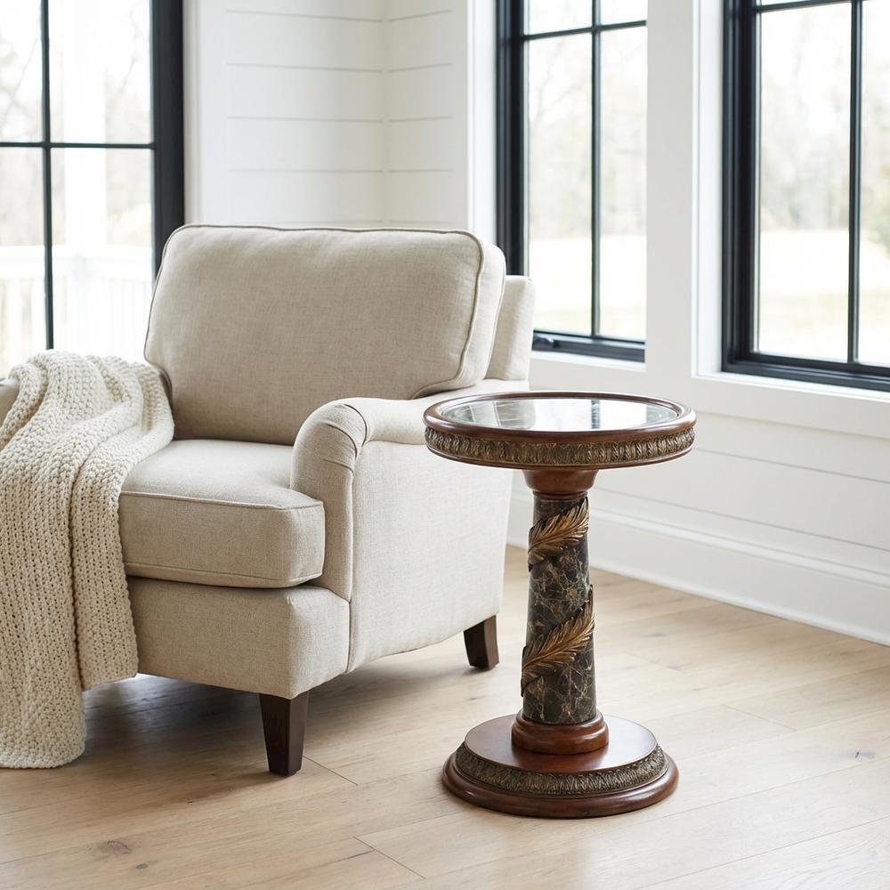 Villa Valencia Chairside Table - Classic Chestnut