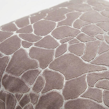GLAMtastic Crackle 22" Square Pillow, Set of 2 - Fog