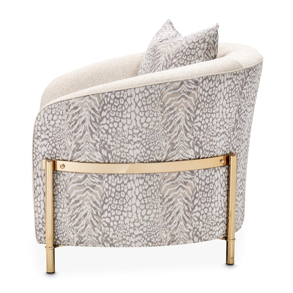 Lisbon Accent Chair - Opal/Gold