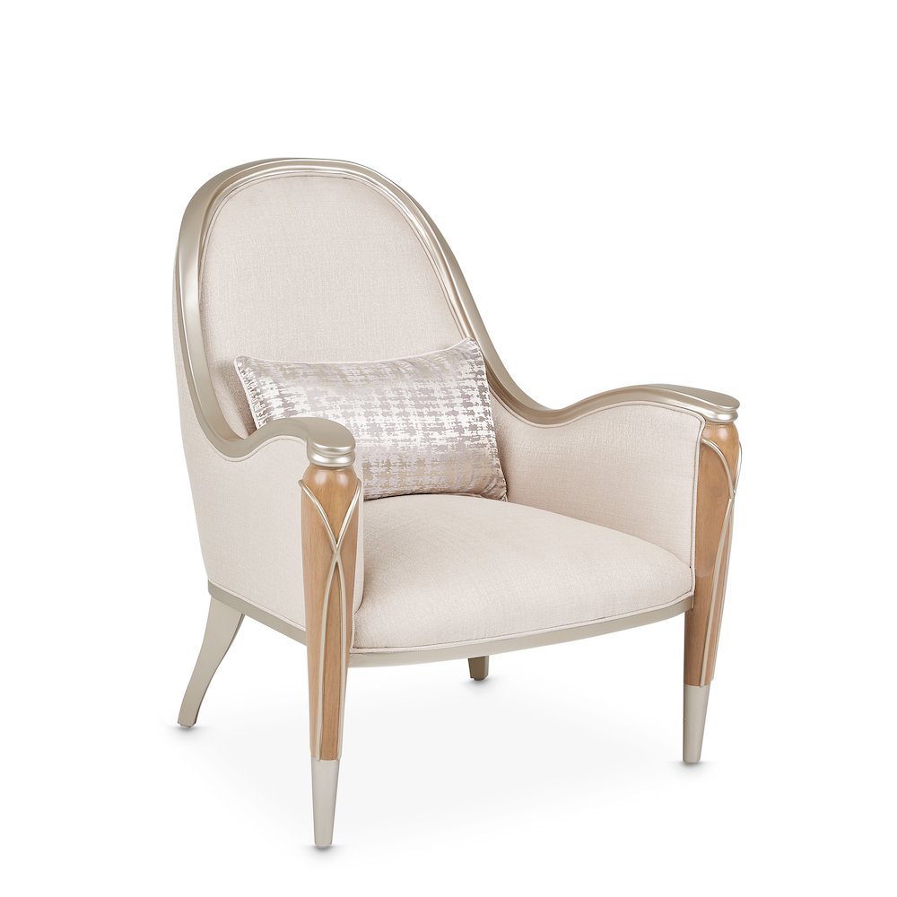 Villa Cherie Accent Chair - Pearl/Caramel
