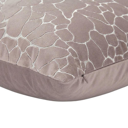 GLAMtastic Crackle 22" Square Pillow, Set of 2 - Fog