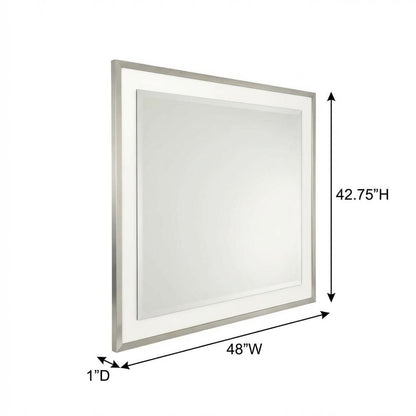 Marquee Wall Mirror - Cloud White