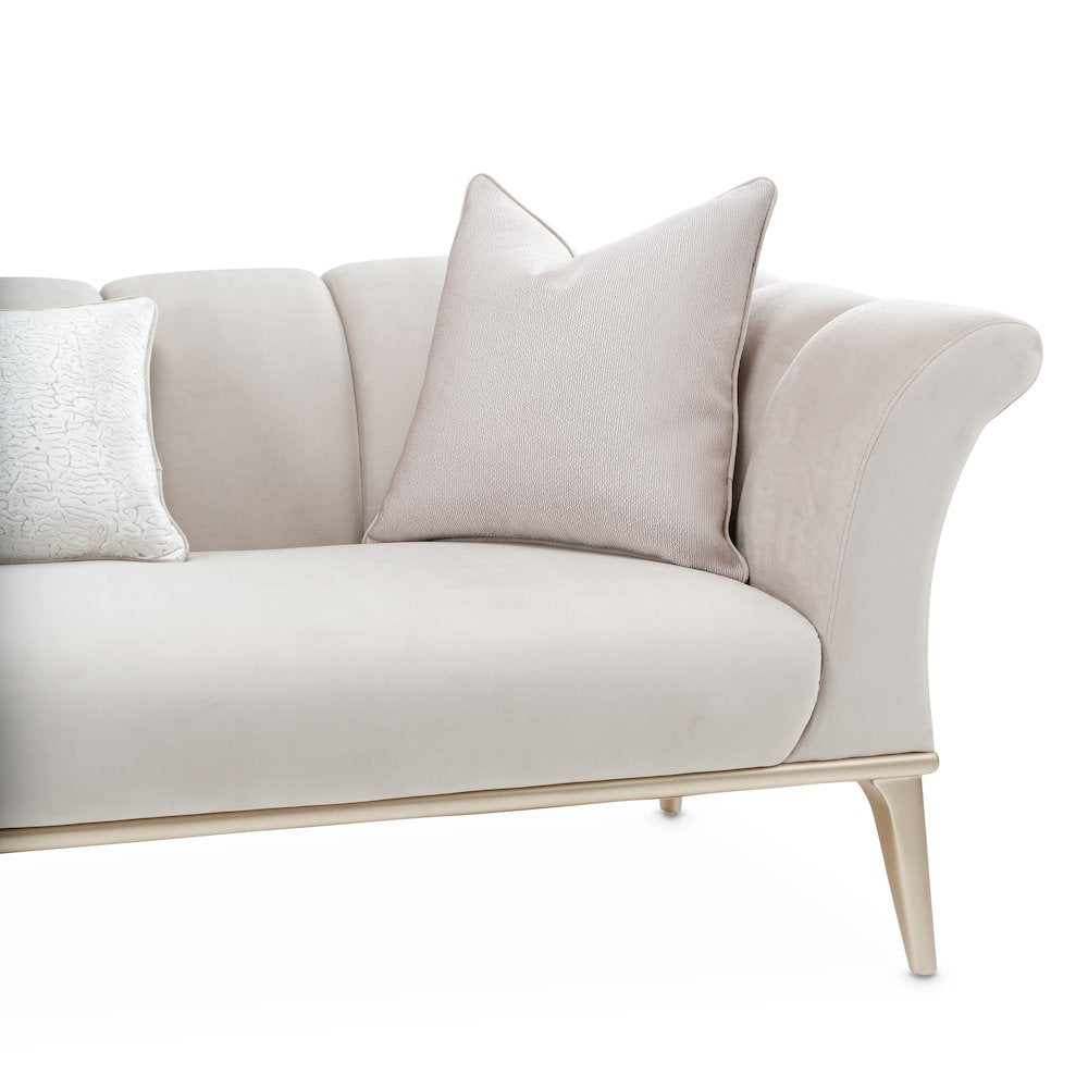 Yvette Sofa - Porcini/Medium Champagne