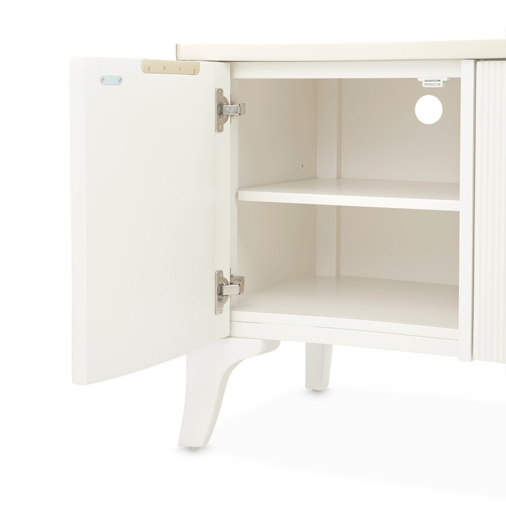 La Marisia Media Cabinet - Creamy Pearl