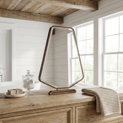 Houston Vanity Mirror - Walnut