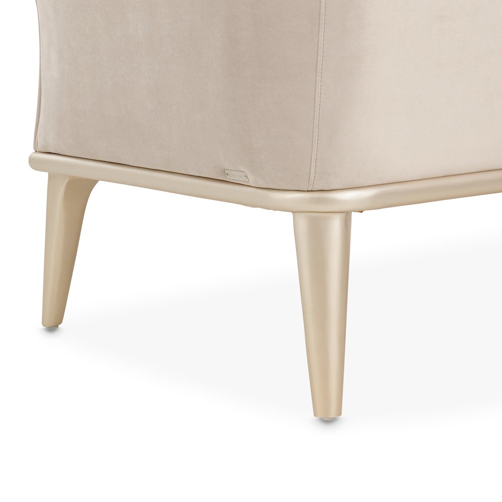 Yvette Chair and a Half - Porcini/Medium Champagne