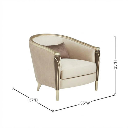 Villa Cherie Matching Chair - Porcini/Hazelnut
