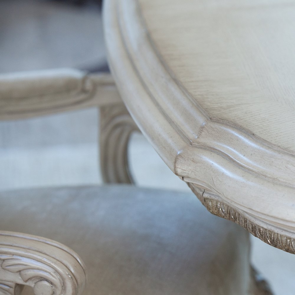 Platine de Royale Rectangular Dining Table - Champagne