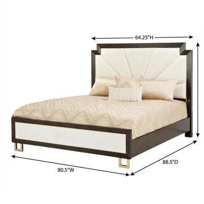 Belmont Place East King Upholstered Bed - Espresso
