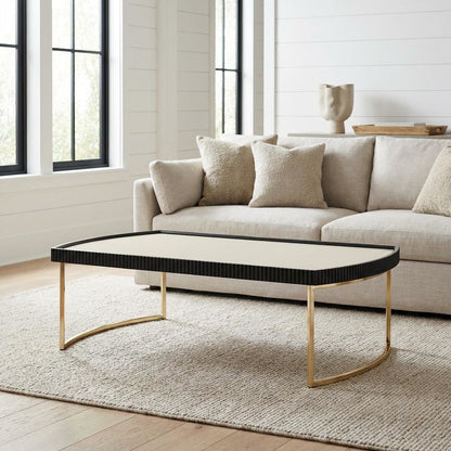 Lisbon Cocktail Table - Silken Matte Black