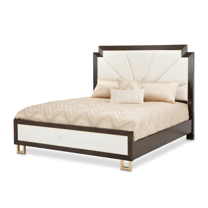 Belmont Place Queen Upholstered Bed - Espresso