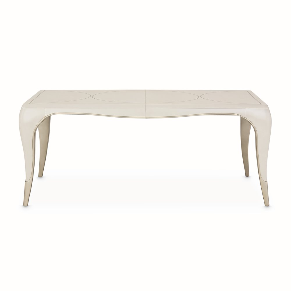 London Place Rectangular Dining Table - Creamy Pearl
