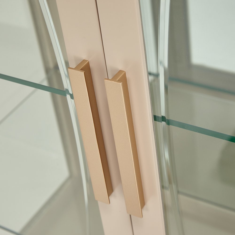 Malibu Crest Display Cabinet - Chardonnay
