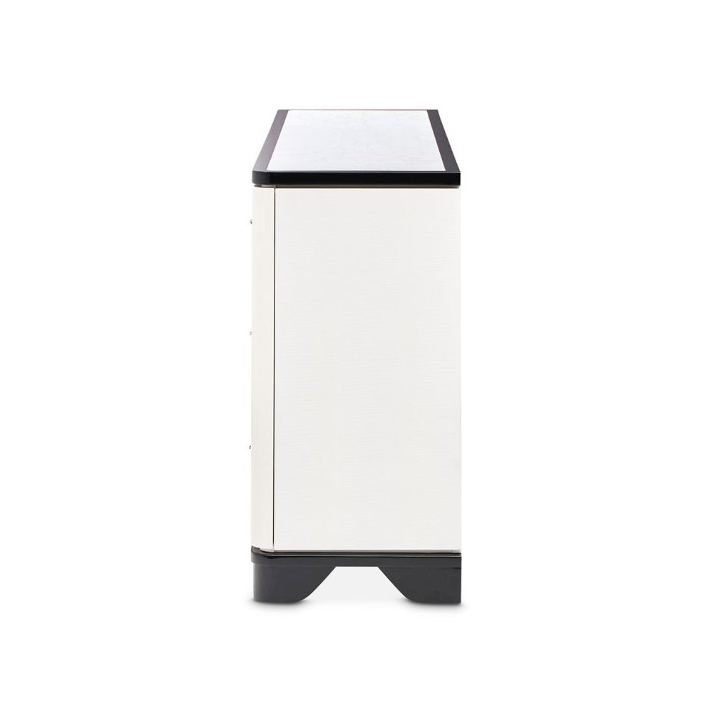 Tuxedo Dresser & Mirror - Piano Keyboard