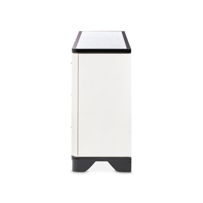 Tuxedo Dresser & Mirror - Piano Keyboard