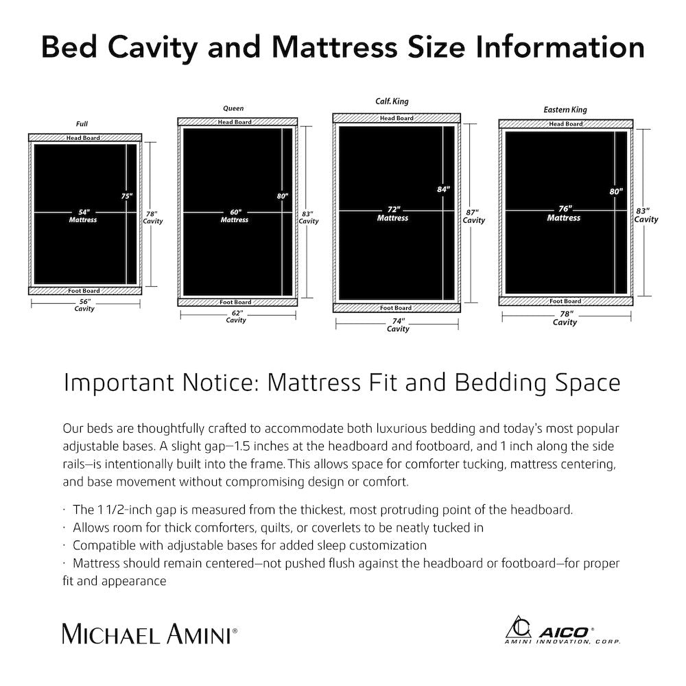 Paris Chic Queen Channel Tufted Panel Bed - Espresso
