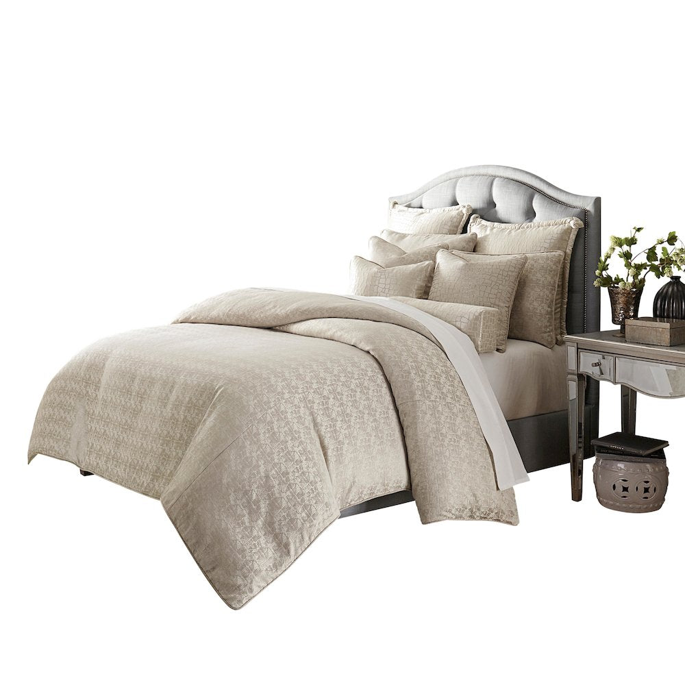 Carlyle 10-Piece King Comforter Set - Platinum