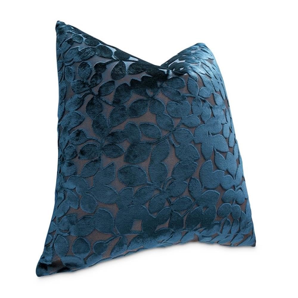 Blue My Mind Larkin 19" Square Velvet Pillow, Set of 2 - Sapphire