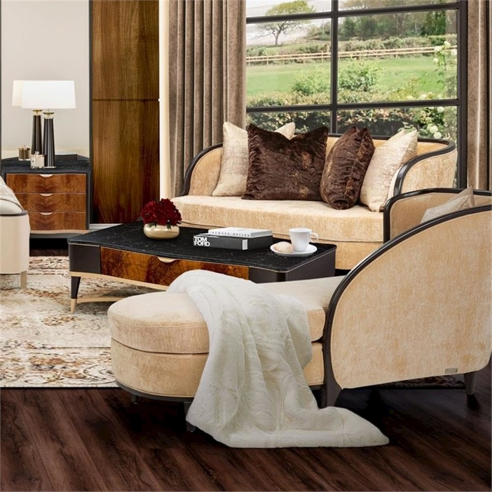 Hopps 54"x72" Faux-Fur Throw - Cloud