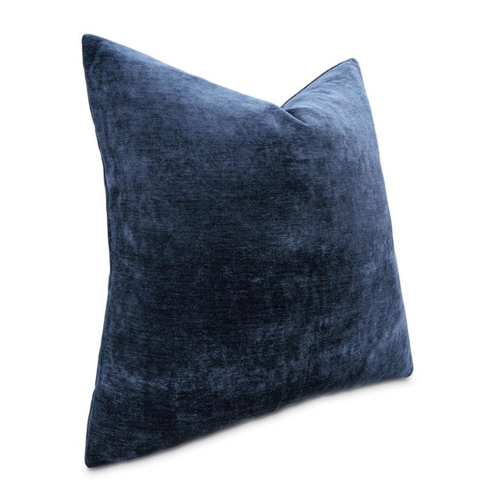 The Smith 20" Square Chenille Pillow, Set of 2 - Midnight