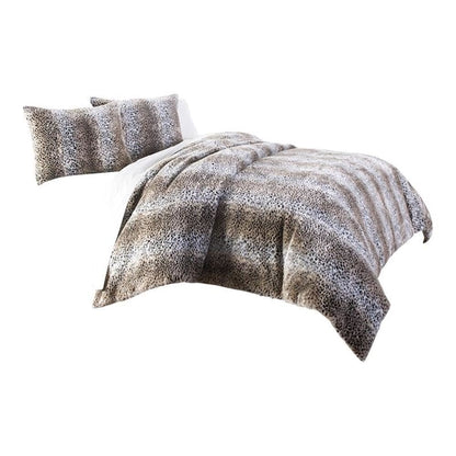 Kasbah 3-Piece Queen Duvet Set - Brown