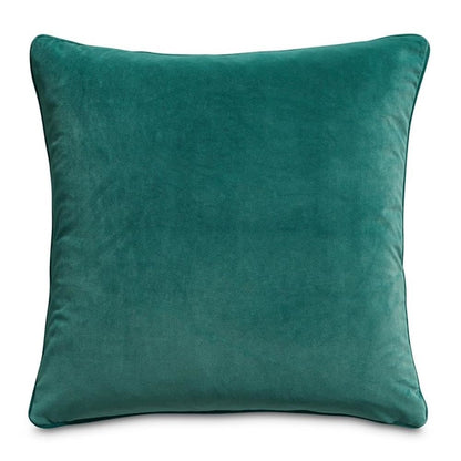 Renue Tatum 19" Velvet Throw Pillow, Set of 2 - Juniper Teal