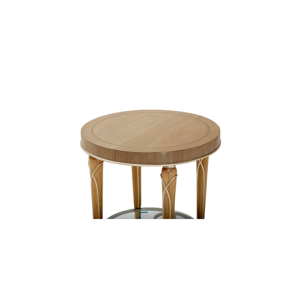 Villa Cherie End Table - Caramel