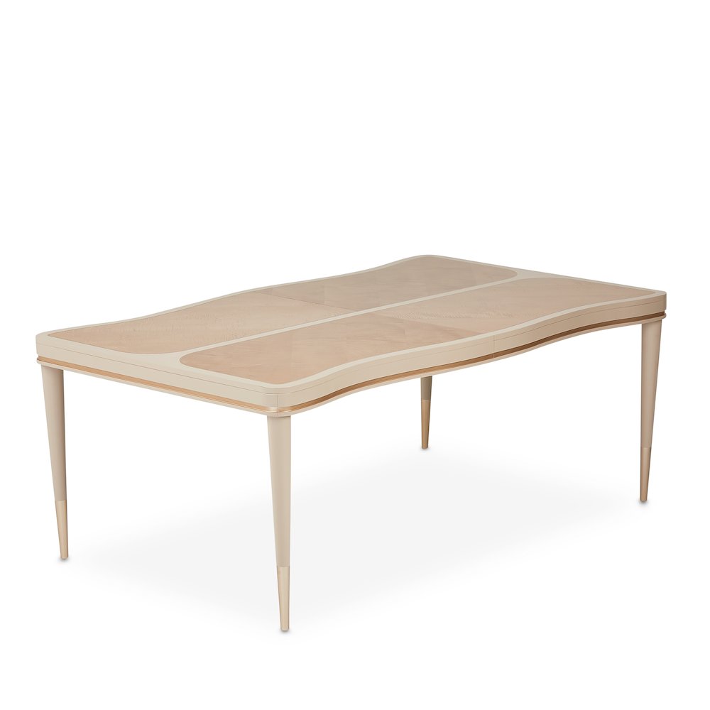 Malibu Crest Rectangular Dining Table - Blush