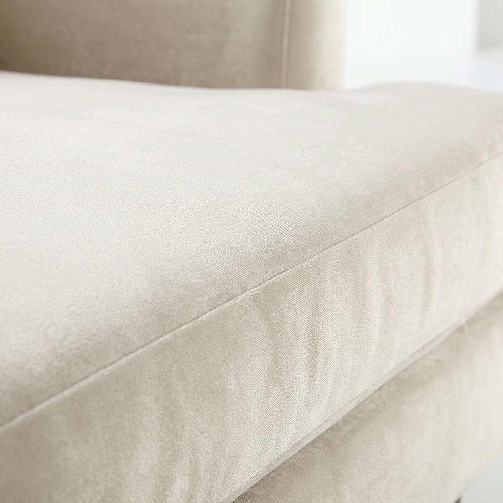 Malibu Crest Loveseat - Cloud White/Chardonnay