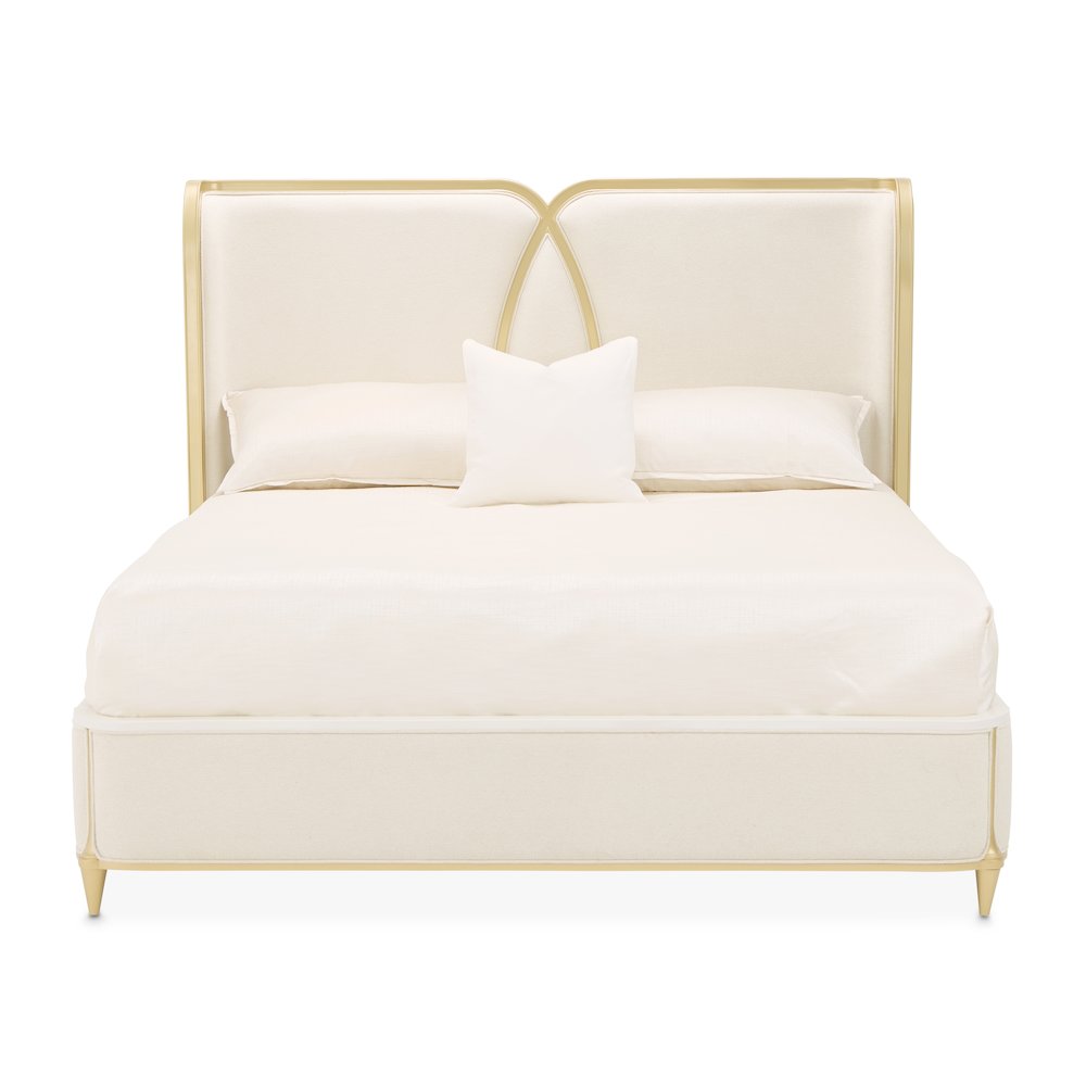Scotts Square Queen Bed - Light Champagne