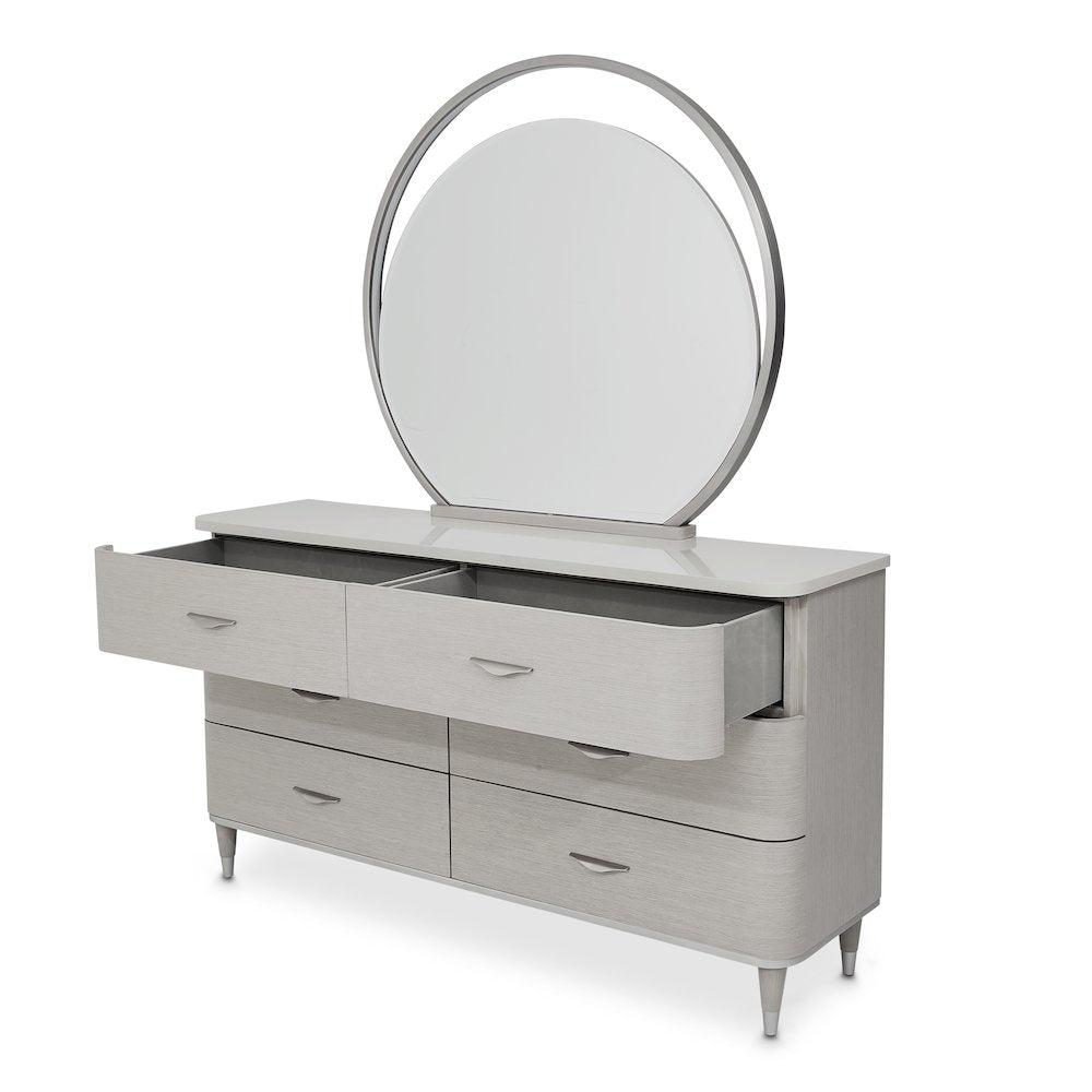 Eclipse Dresser with Mirror - Moonlight