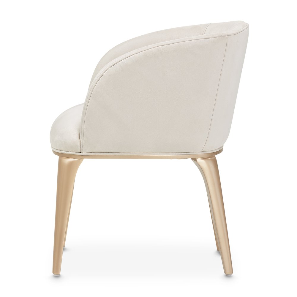 Malibu Crest Vanity Chair - Chardonnay