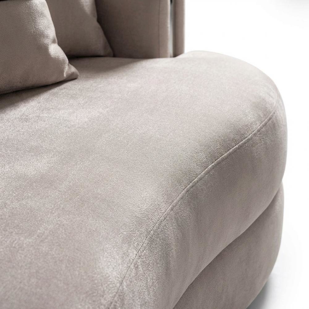 Carmela Sofa - Zinc/Silver