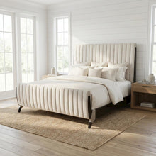 Paris Chic Eastern King Sleigh Bed - Espresso
